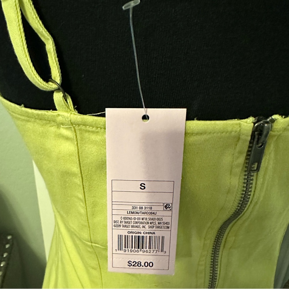Target Wild Fable lime green dress